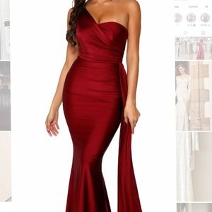 Portia and Scarlett burgundy dress